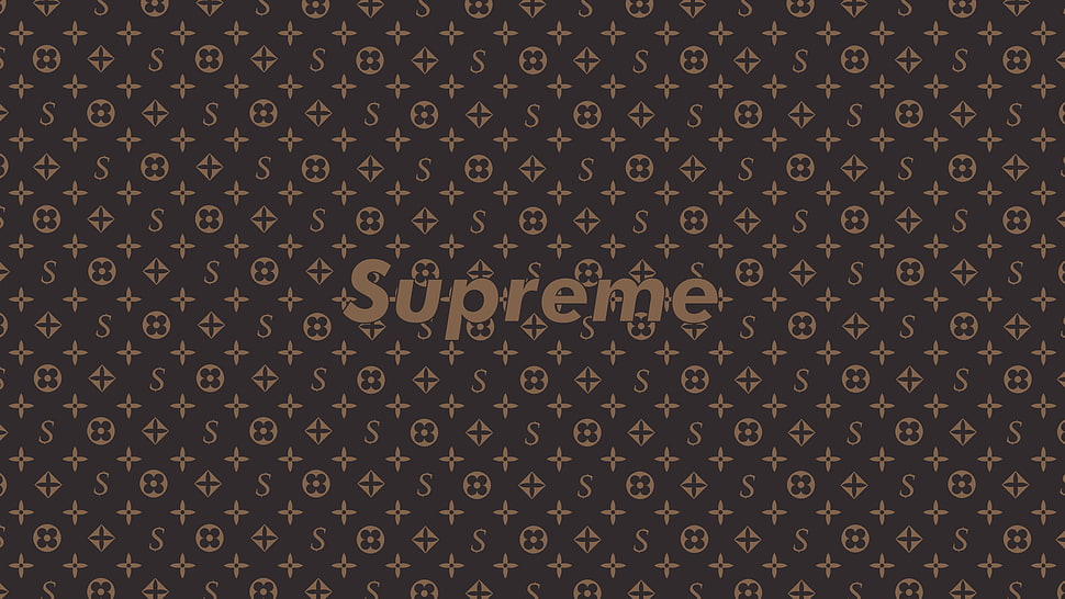 Monogrammed brown Supreme digital wallpaper, Louis Vuitton, supreme HD  wallpaper | Wallpaper Flare