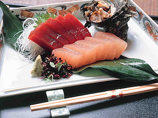 salami and tuna dish HD wallpaper