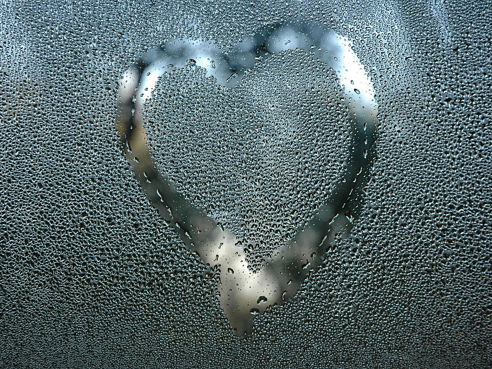 Heart,  Glass,  Breathing,  Cold HD wallpaper