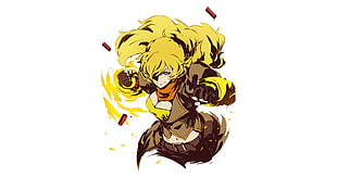 yellow from RWBY illustration, RWBY, Yang Xiao Long