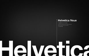 Helvetica Neue text, Helvetica Neue, typography, digital art HD wallpaper