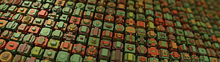 assorted-color plastic block lot, pattern, abstract, procedural generation, 3D