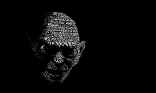 silver-colored diamond ring, Gollum, The Lord of the Rings: The Return of the King, typography, simple background HD wallpaper