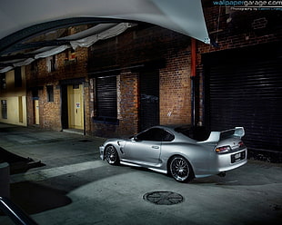 silver Toyota Supra, Toyota Supra, Toyota, car