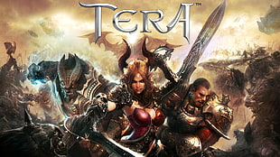 black and brown floral textile, Tera, Tera Rising , Tera online, video games HD wallpaper