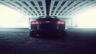 photography of gray Audi R8 HD wallpaper