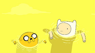 Adventure Time Finn and Jake, Adventure Time, Jake the Dog, Finn the Human, artwork HD wallpaper