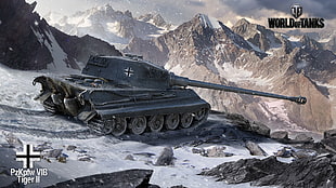 World of Tanks digital wallpaper, World of Tanks, Tiger II, video games HD wallpaper
