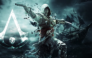 ASsassin's Creed Blackflag wallpaper, video games, video game characters, Assassin's Creed Black Flag, Edward Kenway