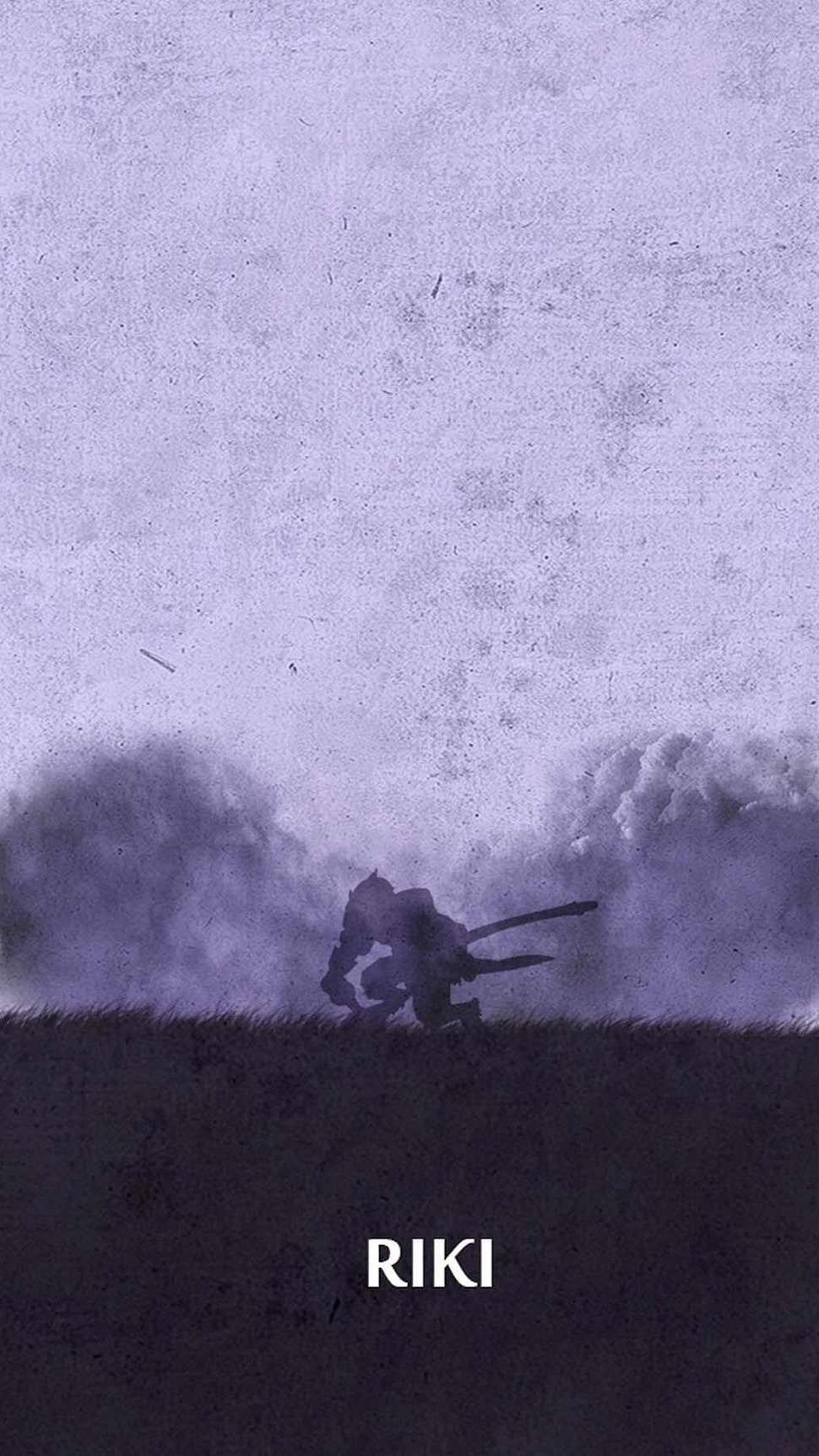 Rikimaru Stealth Assassin silhouette wallpaper, Dota 2 HD wallpaper