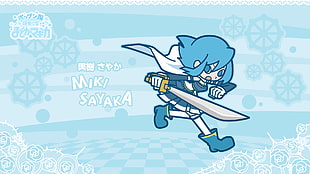 Miki Sayaka illustration, Mahou Shoujo Madoka Magica, Miki Sayaka HD wallpaper