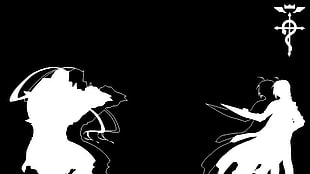 two character illustration, anime, Full Metal Alchemist, Elric Edward, Elric Alphonse HD wallpaper