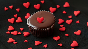 chocolate cupcake, cake HD wallpaper