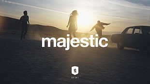 Majestic poster, simple, beach