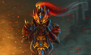 man holding sword digital wallpaper, Dota 2, Dota, Defense of the Ancients, Valve