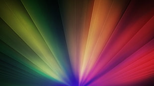 multicolored rays wallpaper HD wallpaper