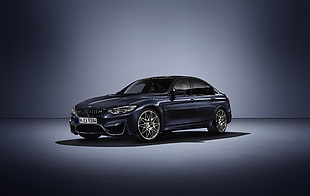 black BMW M5 HD wallpaper