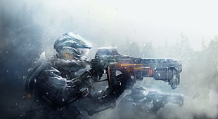 Halo poster HD wallpaper