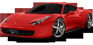 red Ferrari 458 Italia HD wallpaper