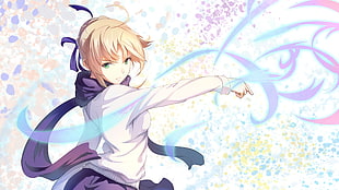 Fate/stay night Saber illustration, Fate Series, Saber