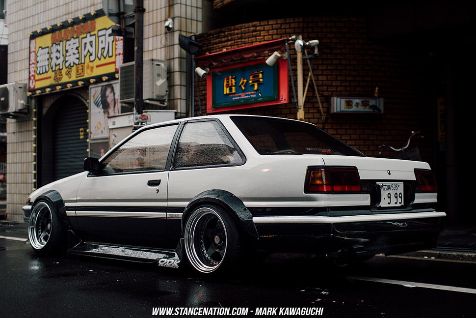 White Coupe Toyota Ae86 Hd Wallpaper Wallpaper Flare