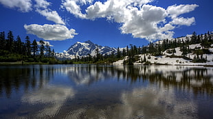 Banff National Park, Canada, nature, HDR, lake, landscape HD wallpaper