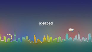 Ideapad logo, Lenovo, ideapad HD wallpaper