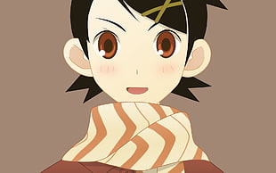 black haired anime character