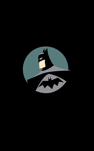 Batman illustration, Batman, DC Comics, superhero, minimalism