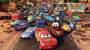 Disney Pixars Cars 2 poster, car, Cars (movie) HD wallpaper