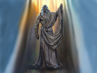 Zeus figurine, Zeus, beards HD wallpaper