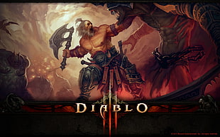Diablo digital wallpaper HD wallpaper