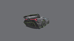 grey Lamborghini Veneno illustration