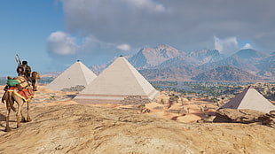 Pyramid of Giza, Assassin's Creed, video games, Assassin's Creed: Origins