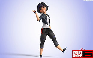 Disney Big Hero 6 female character digital wallpaper, Go Go Tomago, Big Hero 6, movies, animated movies HD wallpaper