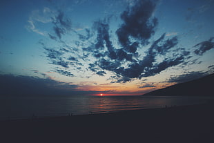 body of water, Sea, Shore, Sunset HD wallpaper