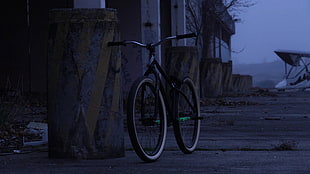 black rigid bike, mountain bikes, Dartmoor Bikes, Retro style, urban HD wallpaper