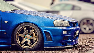 blue Subaru Impreza