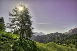 landscape, mountains, nature, sky