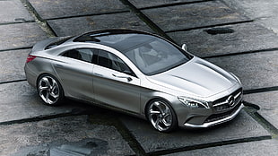 gray Mercedes-Benz sedan, Mercedes Style Coupe, concept cars