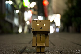 sad box man wallpaper, Danbo, Japan, Japanese, Japanese Garden