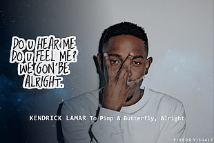 men's white polo shirt, Kendrick Lamar, hip hop, Rapper, rap  HD wallpaper