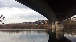 body of water, landscape, nature, bridge, river