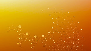 orange color illustration HD wallpaper