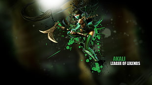 League of Legends Akali, video games, Akali, League of Legends HD wallpaper