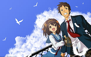 Melancholy of Haruhi Suzumiya wallpaper HD wallpaper