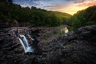 waterfalls photo, photography, nature, landscape, forest