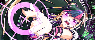 female anime character digital wallpaper, Danganronpa HD wallpaper
