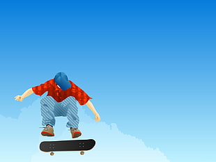 man doing skateboard trick animated wallpaper HD wallpaper