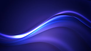 purple and blue light HD wallpaper